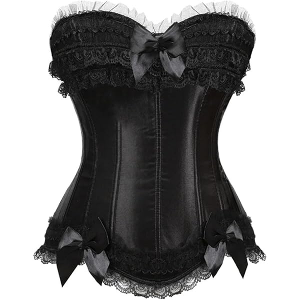トップス ANDWANG Satin lingerie corset tops Amazon.com: Hmxpls Metallic Corset Top for Women, Leather