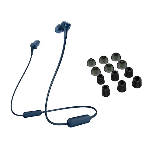 Sony WI-XB400 Extra Bass Wireless In-Ear Headphones (Blue) with