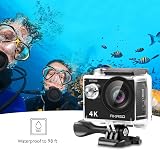 AKASO EK7000 4K30FPS Action Camera 20MP Ultra HD 170 Wide Angle Waterproof Kit view 4