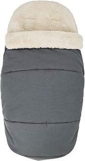 Maxi-Cosi kuschelig weicher 2-in-1 Fußsack, geeignet für alle Kinderwagen, auch als Sitzpolster verwendbar, grau