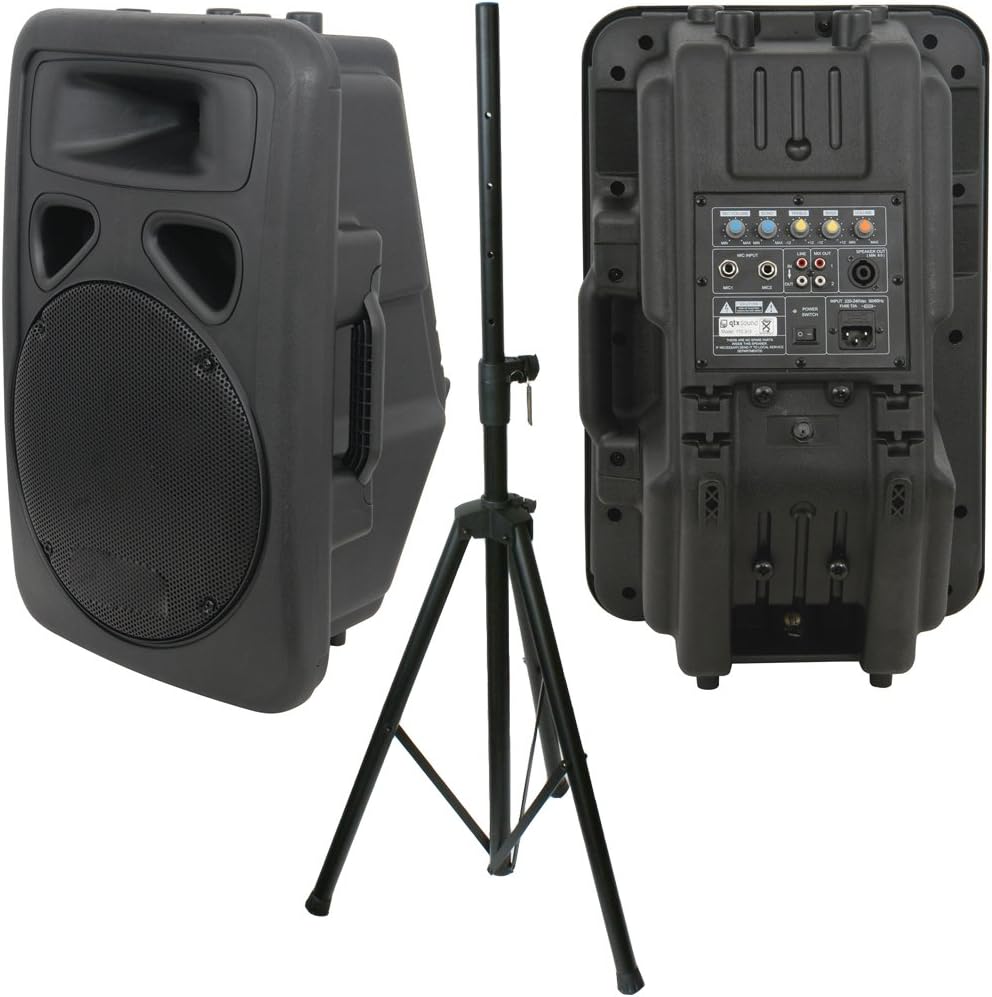 300W 12” Active Karaoke Speaker & Heavy Duty DJ Amazon.co.uk