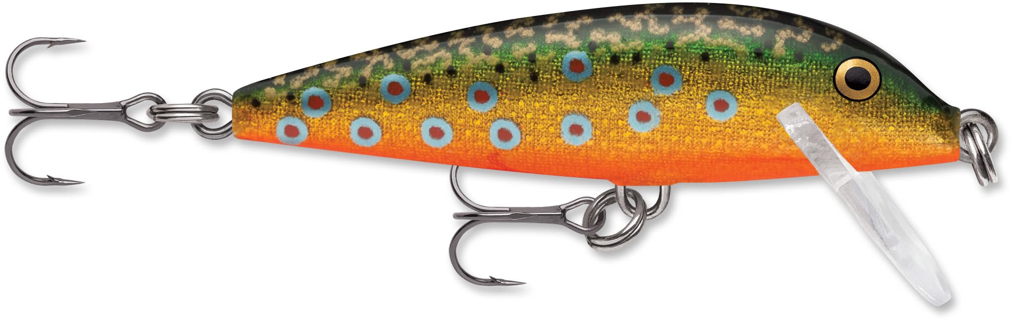 Rapala CountDown Lure with Two No. 7 Hooks, 1.5-2.4 m Swimming Depth, 7 cm Size, Blue Trout