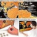 Scratch off World Map - 2019 Newest Personalized Travel Tracker Map with US Provinces Country Flags - Thrilling Gift, Travelers' Favorite, Funny Scratch, Personalized Decor, Scratch Tools & Strong 3M