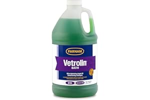 Farnam Vetrolin Bath, Ultra-Hydrating Argan Oil Conditioning Shampoo, Enhances Shine, Soothes Dry Skin, for Horses and Dogs, 64 oz.