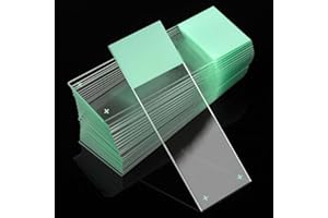 Globe Scientific 1358G-72 Borosilicate Glass Microscope Slide, Diamond, White, 90° Ground Edges, 25 mm Width x 75 mm Length (Pack of 72)