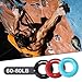 Hand Grip Strengthener Rings,A Forearm Wrist & Finger Exerciser,Life Time Warranty!Perfect Trainer for Rock Climbing, Athletes & Musicians Stress Relief & Rehabilitation,Set of 6 Resistance Levels.