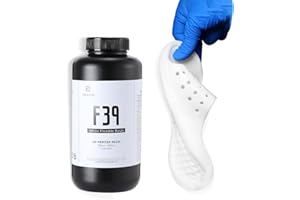 RI RESIONE RESIONE F39 Flexible 3D Printer Resin, 405nm UV-Curing DLP LCD MSLA Resin Rubber Like TPU Like Photopolymer Resin for LCD Printing (F39-1kg)