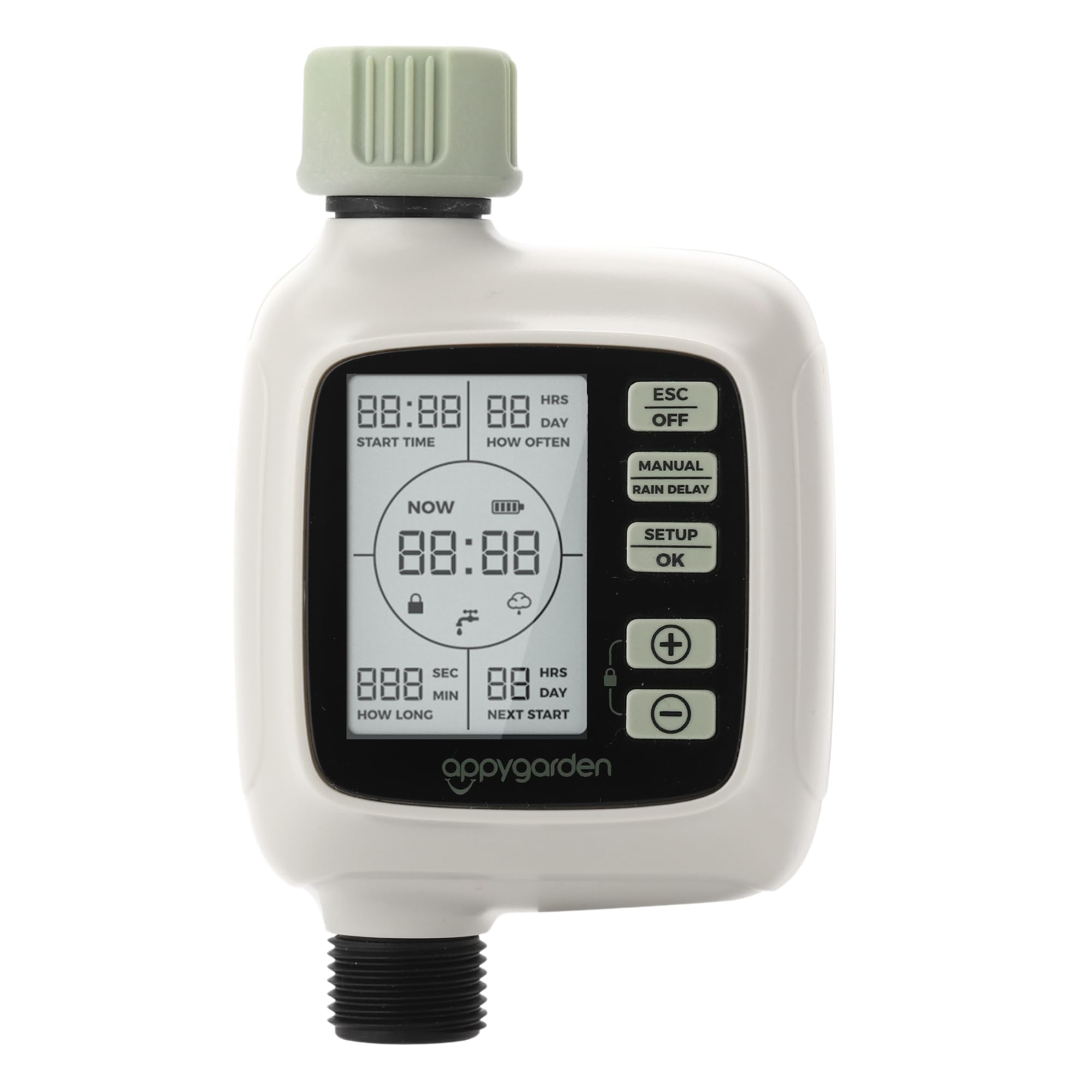 Appygarden Edge 1 Plus Digital Tap Timer Garden Water Timer (Single Port)