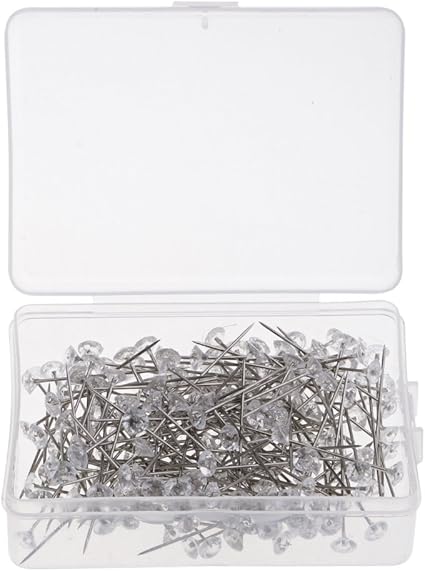 Homyl 100/200 Piezas de alfileres de Flores de Diamante para ...
