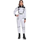 Dormstop Womens Astronaut Costume Adult Space Suit Halloween Dress up