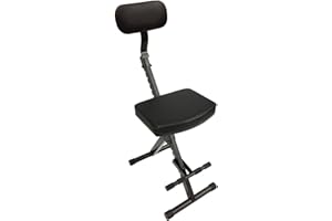 Cedarslink LK-STU Portable DJ/Guitar/Drum/Keyboard Padded Throne/Chair Adjustable