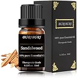 Sandalwood Essential Oil 100% Pure, Undiluted, Natural, Organic Aromatherapy Essential Oils 10ML