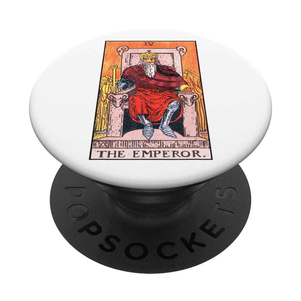 The Emperor Tarot Card PopSockets Swappable PopGrip