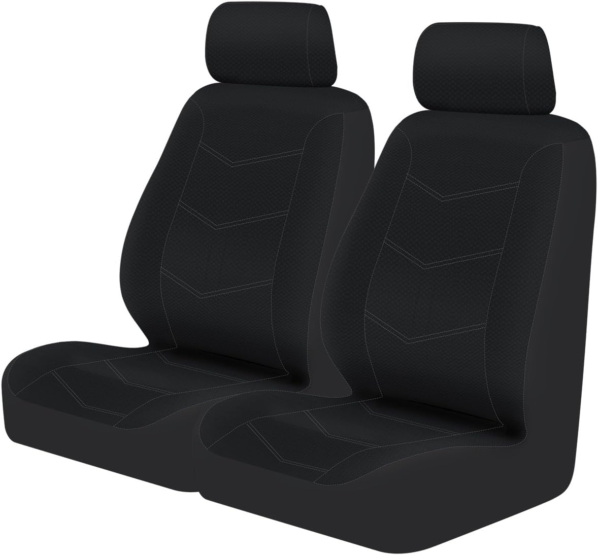 Kraco 805546 Universal Fit 2Piece Scotchgard Lykos Low Back Seat Cover