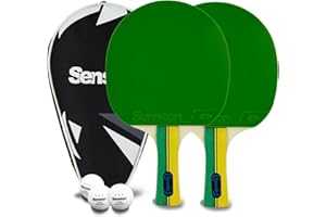 Senston Ping Pong Paddles Family Entertainment Set for Entertainment or Competition - Ping Pong Paddle Set