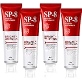 SP-8 Probiotics Whitening Toothpaste - Probiotics for Teeth Whitening and Gum Health - Enamel-Safe, Fluoride-Free, Double Mint Flavor,Fresh Breath (4)