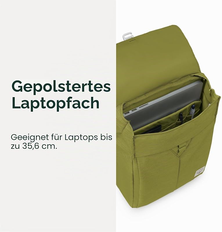 Arcane Flap Pack Rucksack für Lifestyle, unisex Matcha Green Heather O/S