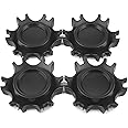 for TRD Wheel Center Caps PT280-35200-F2 138mm Rim Cover Black Hub Caps for 2019-2023 Tacoma TRD PRO 16" Wheel Set of 4 Center Caps for Rim