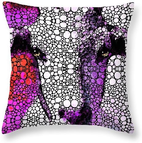 Goat Pinky Stone Rockd Art 3D Print Pillow Case 16x16(two sides)