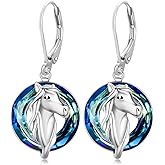Horse Earrings for Women 925 Sterling Silver Horse Earrings Kentucky Derby Jewelry Gifts for Women