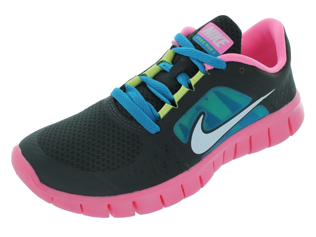 nike free run junior black