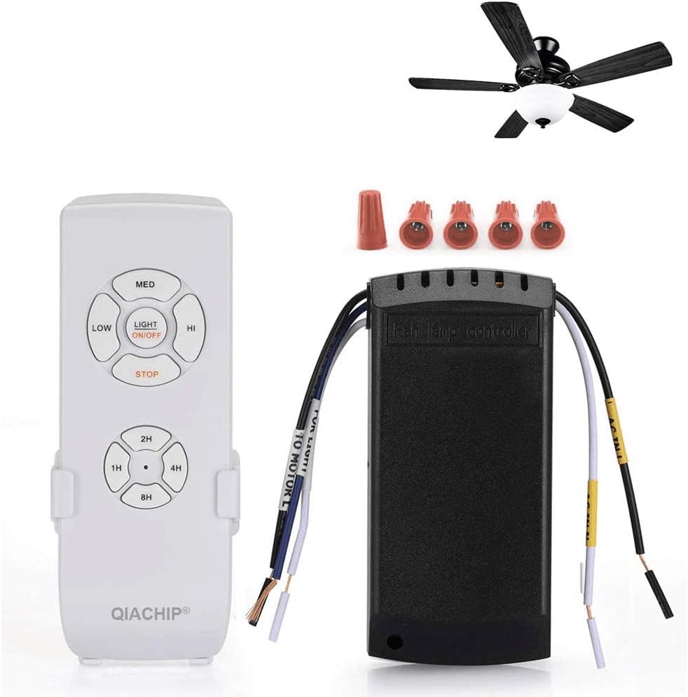 QIACHIP Upgrade WiFi Fan Speed Remote Control Kit Universal, Wireless