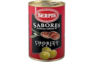 YULO TOYS INC Serpis - Oliven mit Chorizo 'Sabores Chorizo Picante' - 300 GR