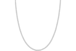 Reoxvo Silver/Black/Cuban Link Chain for Men Stainless Steel Chain Necklaces for Men Women Neck Chains for Pendants Mens Accessories Jewelry 18/20/22/24/30 Inch