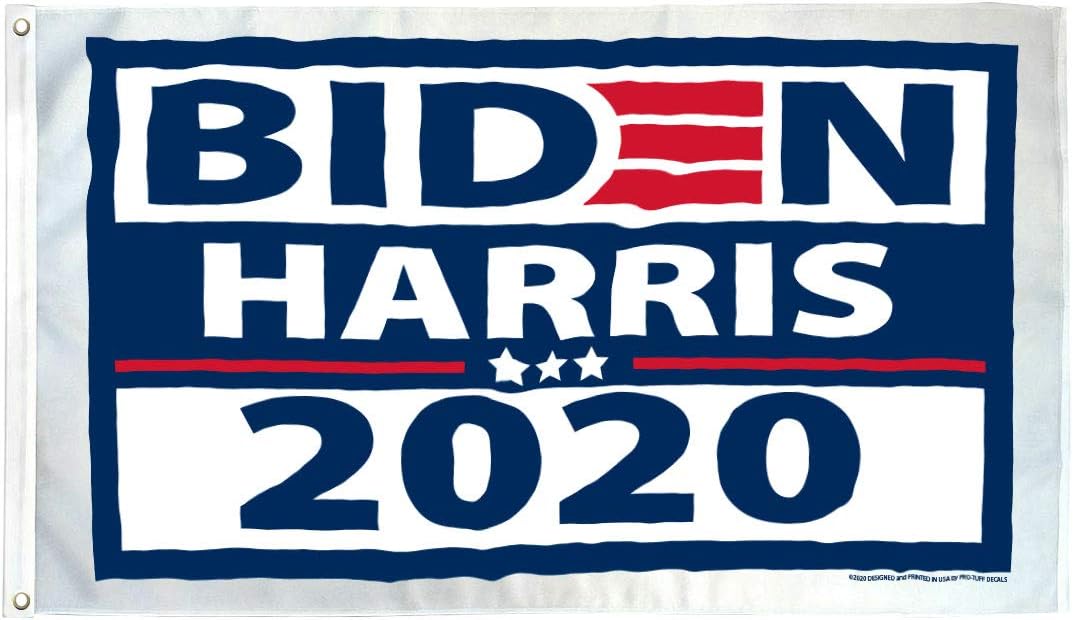Amazon Com Pro Tuff Decals Biden Harris 2020 Flag For President Red White And Blue 3 X 5 Joe Kamala 36 X 60 Garden Outdoor