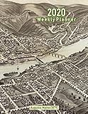 2020 Weekly Planner: Augusta, Maine (1879): Vintage Panoramic Map Cover by 