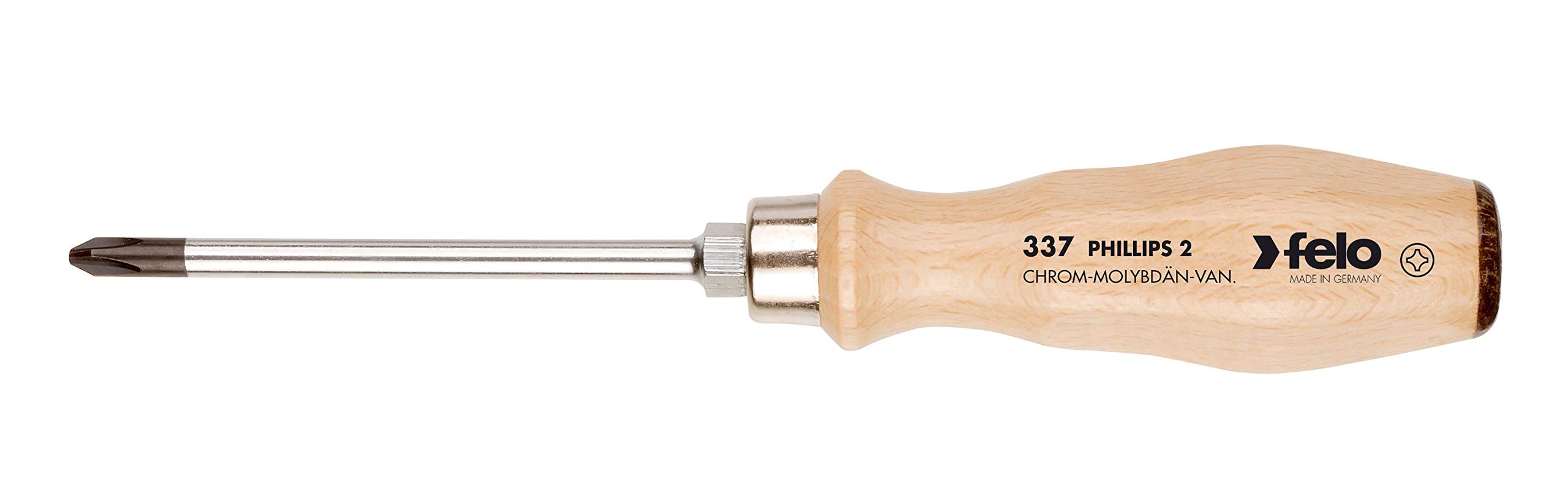 Felo 337 203 90 Screwdriver for Phillips Cross-Head Screws, Multi-Colour