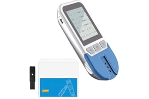 Multifunction Lipid Monitor Meter, Multi-Function 5 in 1 TC TG HDL LDL, with 25 Strips, Easy to Use, 500 Groups Data Storage,