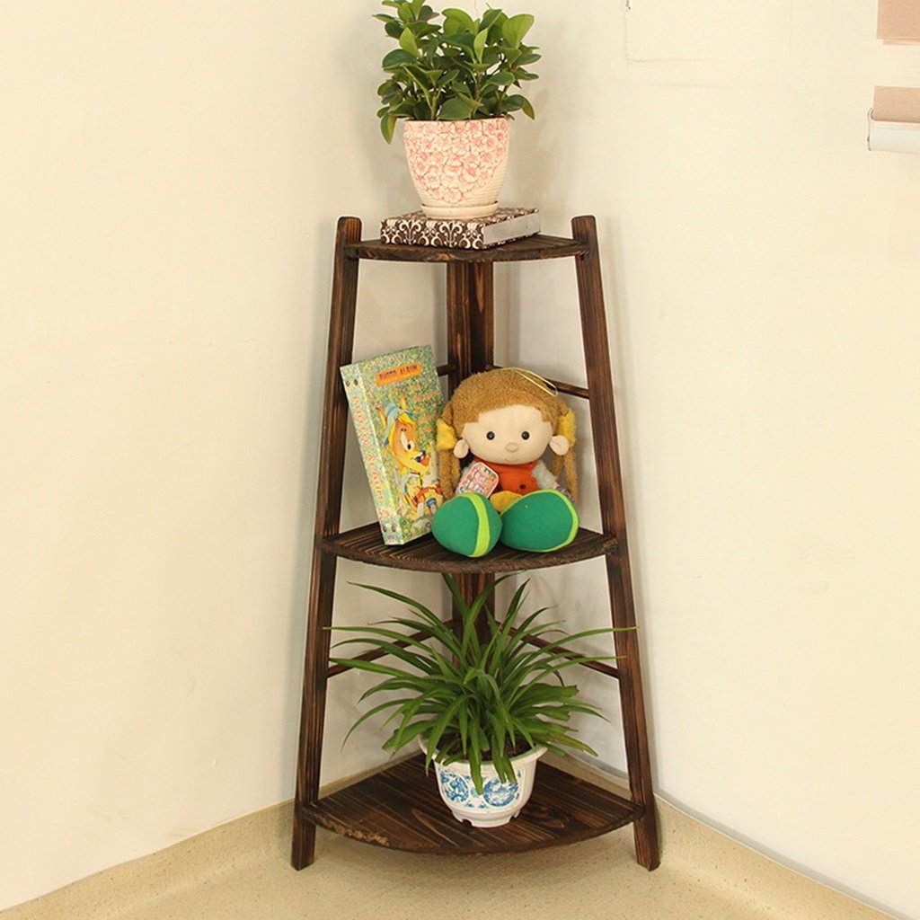 Z Soporte de Flores de Madera Maciza Balcón de la Sala de Estar ...