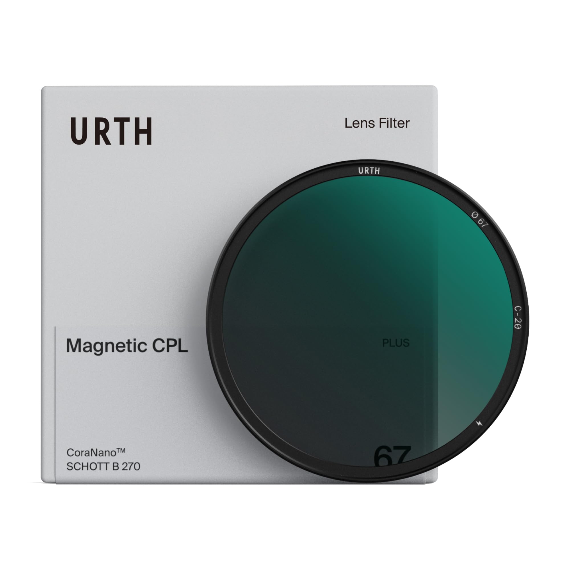 Urth 39mm Magnetic Circular Polarizing (CPL) Lens Filter (Plus+) — 20-Layer Nano-Coated, Slim Design for Camera Lens Polarization