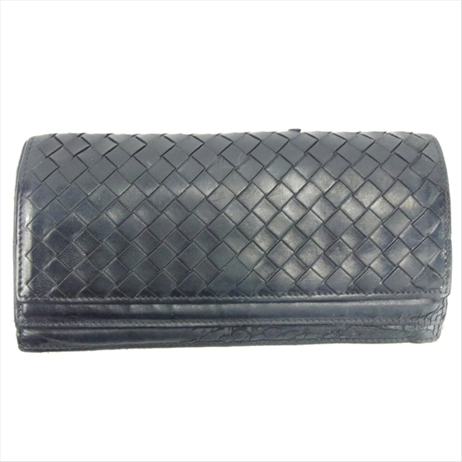 楽天1位 ボッテガヴェネタ Bottega Veneta 長財布 二層式ホック 男女兼用 イントレチャート 中古 Y4870 B0772t2m4h Hermescolleges Ca