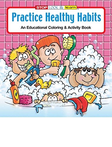 Practice Healthy Habits Kid's Coloring & Activity Book in Bulk (25-pack)