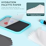 Nicpro Stay Wet Palette for Acrylic Miniatures Kit with 100 Palette Papers view 5