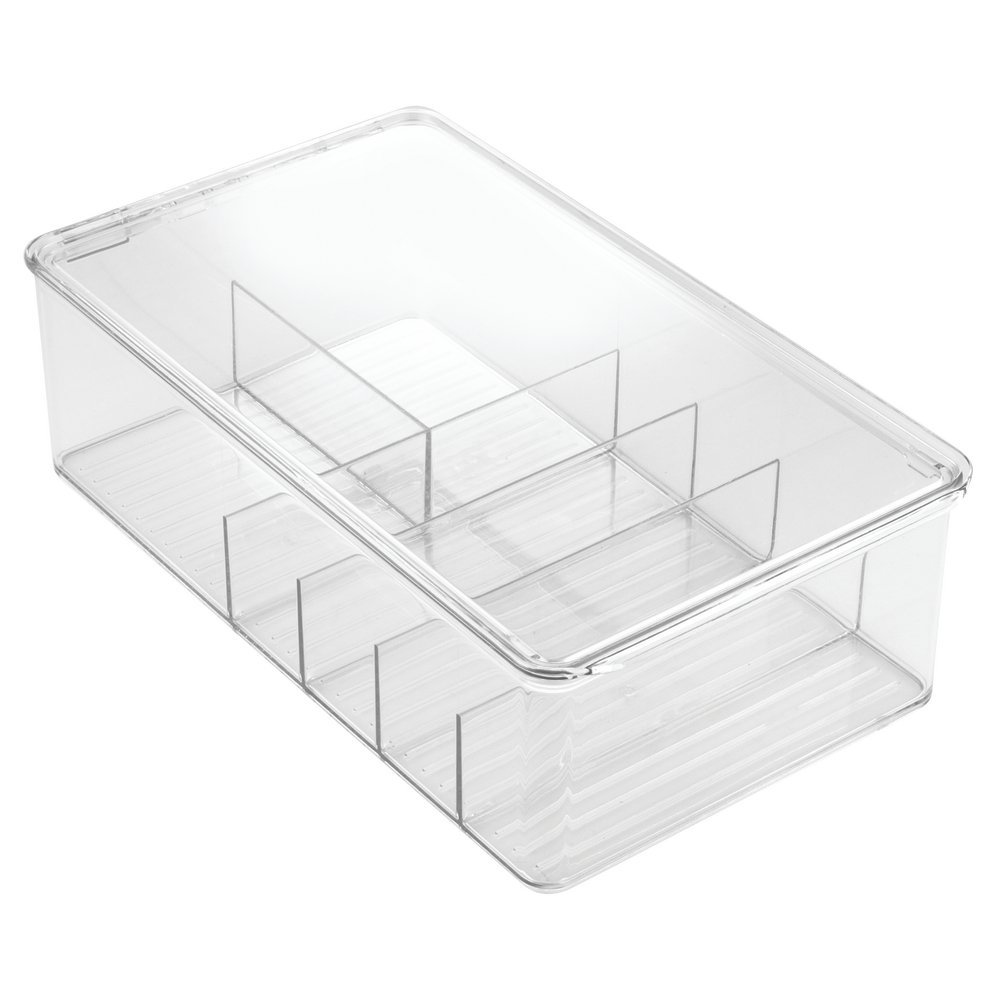 mDesign Caja para medicamentos y vitaminas crema Separador de cajones