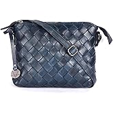 VILENCA HOLLAND Genuine Leather Crossbody Sling Bag for Women - Trendy Casual Office Bag with Adjustable Strap