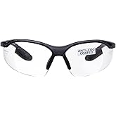 voltX 'Constructor' SAFETY READERS (CLEAR +2.0 Dioptre) Full Lens Reading Safety Glasses ANSI Z87.1+ & CE EN166F, Wraparound Style - Includes Safety Cord with headstop - UV400 anti fog coated lens