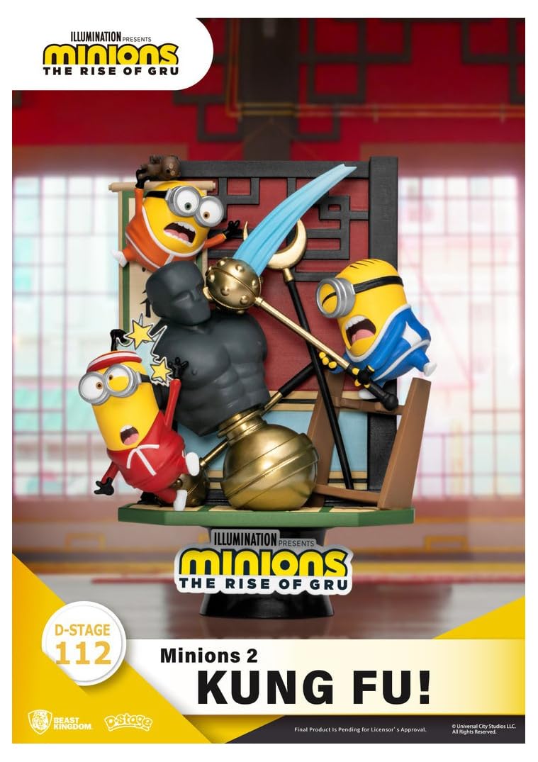 Beast Kingdom - Minions 2 Kung Fu D-Stage Series 6 Statue