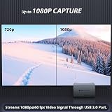 Durratou 1080P 4K 60Hz Game Capture Card Live Streaming Loop Out Easy Install view 2