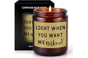 OICEME Scented Candle Men Women Newly Wed Engaged Engagement Married Wedding Day Registry Newlyweds Christmas Couple Groom Him Gifts Cute Accessories Funny Items Unique Cool Stuff Who Have Everything