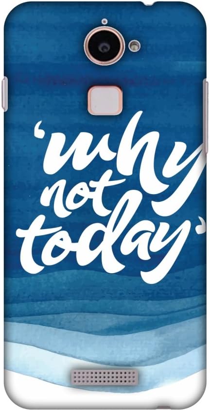 Amzer Slim Handcrafted Designer Printed Hard Shell Case for Coolpad Note 3 Lite - Why Not Today!