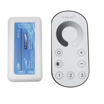 JOYLIT LED Dimmer Controller 2,4G RF Wireless DC 12V-24V 12A Mit Touch Fernbedienung Für Einfarbiges LED Streifen Licht