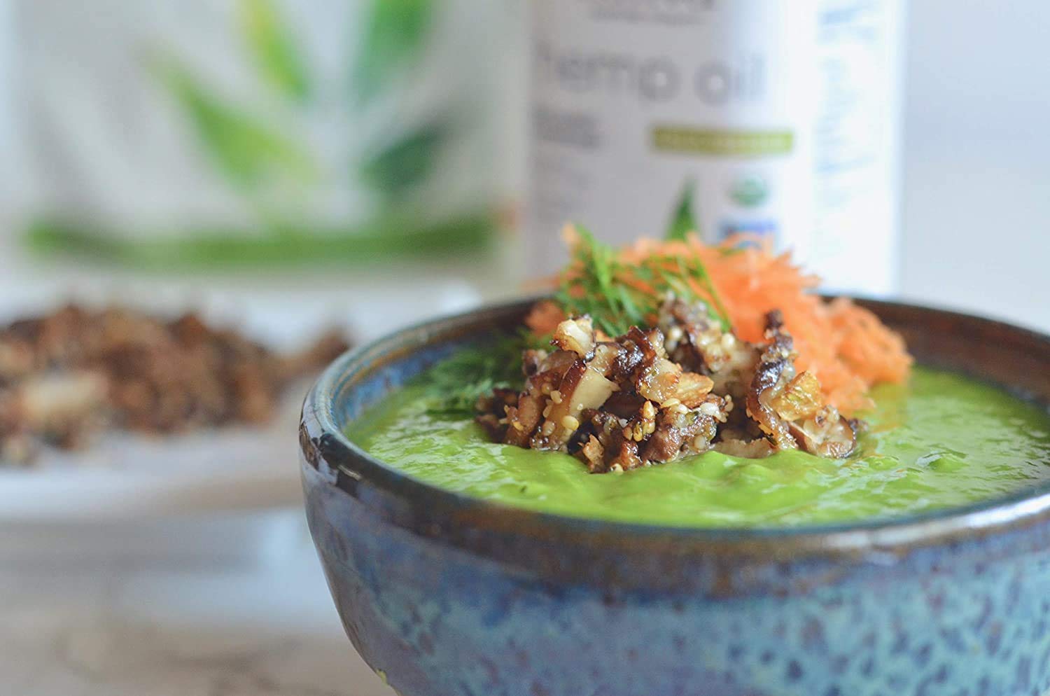 Nutiva Organic Cold-Pressed Unrefined Hemp Oil, 24 Ounce : Grocery Oils : Grocery & Gourmet Food