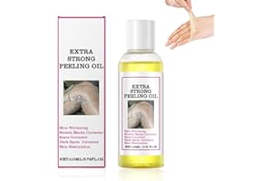 KUIRUNRX® Peeling Oil for Dark Skin, Exfoliating Peeling Oil for Body, Gently renews dull, rough body skin, Use on face, hand