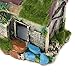 Delight eShop Aquarium Landscaping Decoration Resin House Cave Fish Tank Ornament With Moss