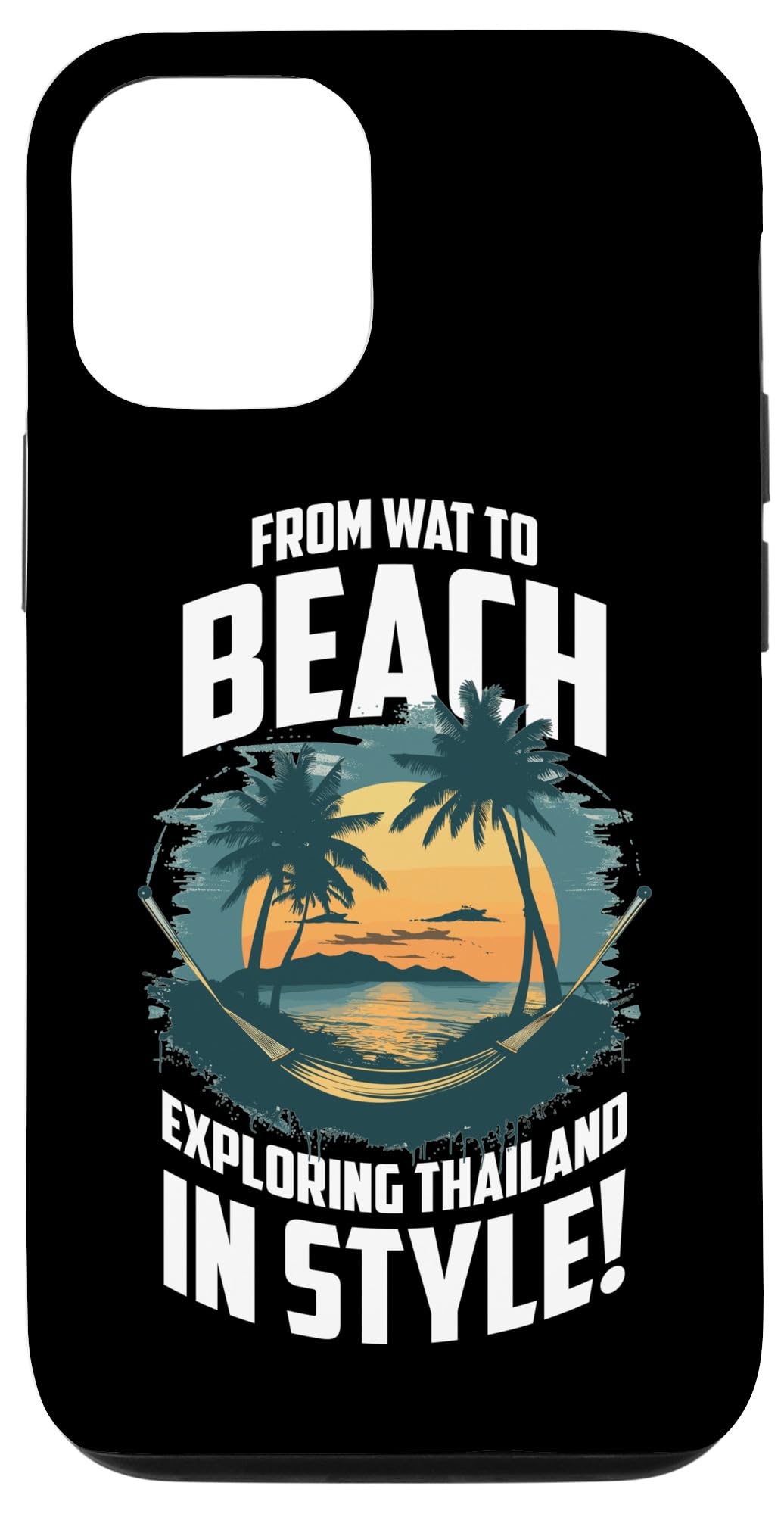 iPhone 13 From Wat to Beach Exploring Thailand in Style Sunset Palms Case
