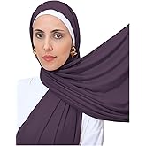 PeacePray Heavy Not Easily See Through Long Chiffon Hijab Scarf for Women, Amazing Smooth Muslim Head Scarves
